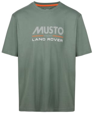 Men’s Musto Land Rover Logo Short Sleeve T-Shirt 2.0 - Pangea Green