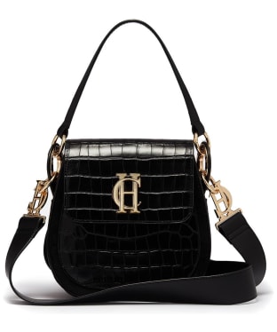 Women's Holland Cooper Leather Chelsea Saddle Bag - Black