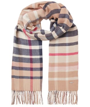 Women's Joules Wetherby Scarf - Tan Check