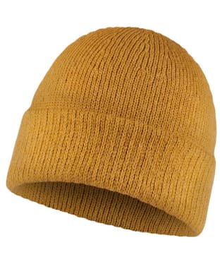 Buff Jarn Knitted Beanie Hat - Ocher