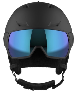Men’s Salomon Pioneer LT Visor Helmet - Black / Blue