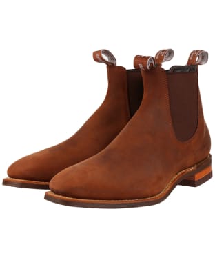 Men’s R.M. Williams Comfort Craftsman Leather Chelsea Boots - H (Wide) Fit - Bark