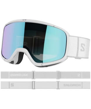 Salomon Aksium 2.0 Goggles - White / Mid Blue