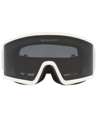 Oakley Target Line M Snow Goggles - Matte White - Dark Grey Lens - Matte White