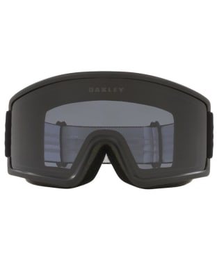 Oakley Target Line M Snow Goggles - Matte Black - Dark Grey Lens - Matte Black