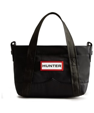 Hunter Nylon Mini Topclip Tote Bag - Black