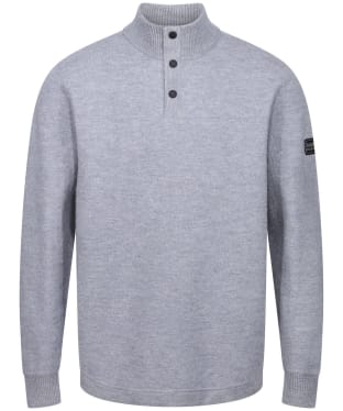 Men’s Barbour International Steele Knit Sweatshirt - Grey Marl