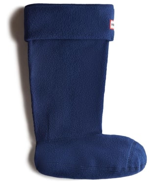 Hunter Recycled Fleece Tall Boot Socks - Navy