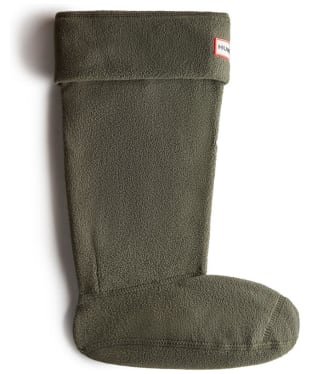 Hunter Recycled Fleece Tall Boot Socks - Dark Olive