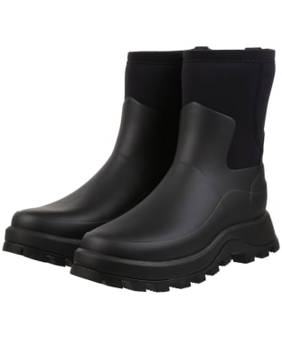 Women’s Hunter City Explorer Short Rubber Boots - Black