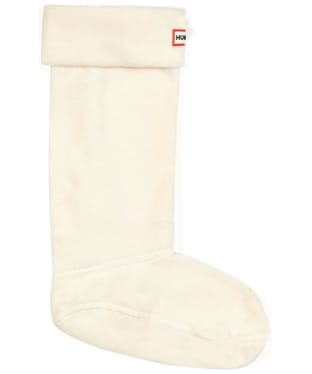 Hunter Recycled Fleece Tall Boot Socks - Hunter White