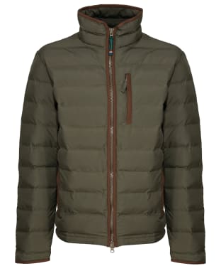 Men's Alan Paine Calsall Water Repellent Quilted Jacket - Olive