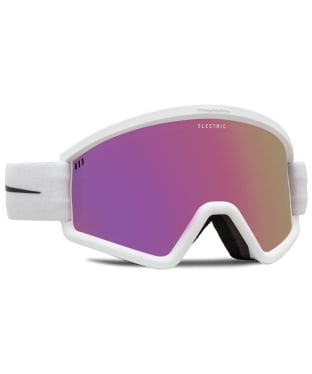 Electric Hex (Invert) Lightweight Snow Sports Goggles - White / Pink