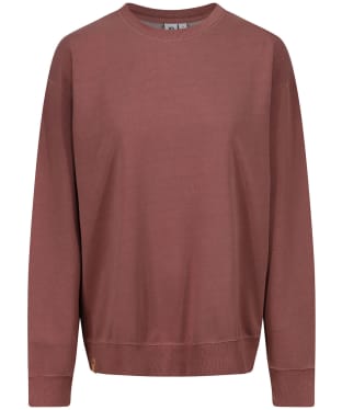Women’s Tentree French Terry Oversized Crew - Mesa Red
