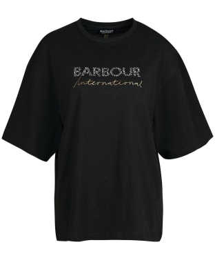 Women's Barbour International Pavilion T-Shirt - Black