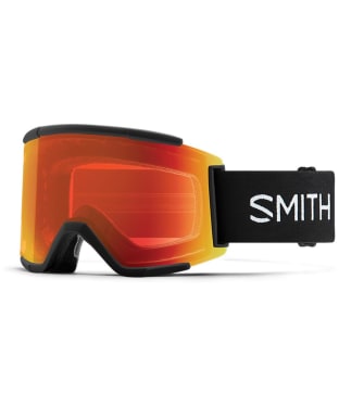 Smith Squad XL Goggles - ChromaPop Sun Red Mirror Lens - Black / Red