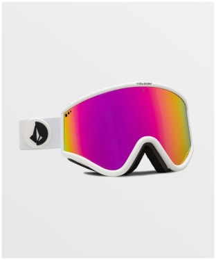 Volcom Yae Cylindrical Ski, Snowboard Goggles - Pink Chrome
