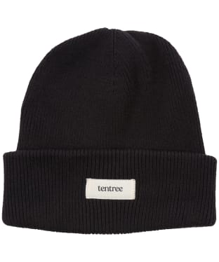Tentree Cotton Patch Turn-Up Knitted Beanie - Meteorite Black