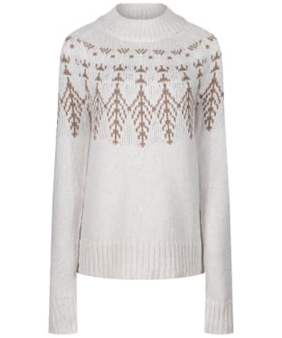 Women’s Tentree Highline Wool Intarsia Jumper - Oatmeal / Pinbar
