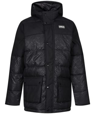Boy's Barbour International Redford Hooded Quilted Jacket -10-14yrs - Black