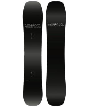 Men's Vimana The Continental Twin V3 Snowboard - 159cm Wide - Black