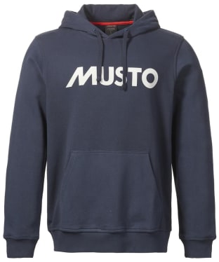 Men's Musto Cotton Logo Hoodie - Navy