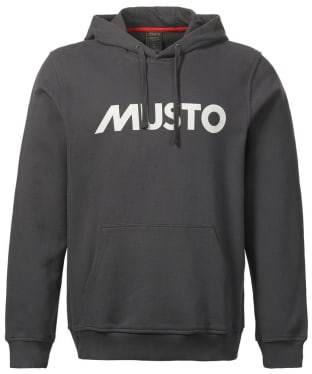 Men's Musto Cotton Logo Hoodie - Carbon