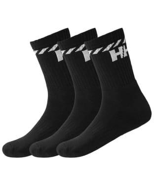 Helly Hansen Cotton Sport Sock 3 Pack - Black