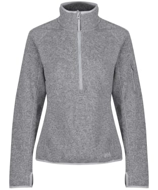 Women's Helly Hansen Varde Half Zip 2.0 Sweatshirt - Grey Fog