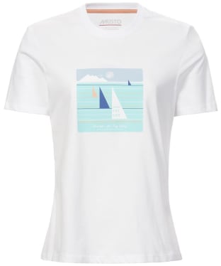 Women’s Musto Marina Graphic Short Sleeved T-Shirt - White