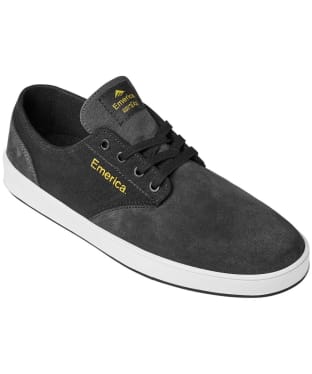 Men's Emerica The Romero Laced Low Profile Skate Shoe - Grey / Black / Yellow