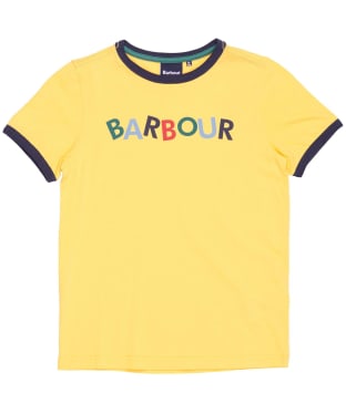 Boy's Barbour Tam T-Shirt, 10-15yrs - Sunbleached Yellow