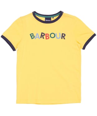 Boy's Barbour Tam T-Shirt, 6-9yrs - Sunbleached Yellow