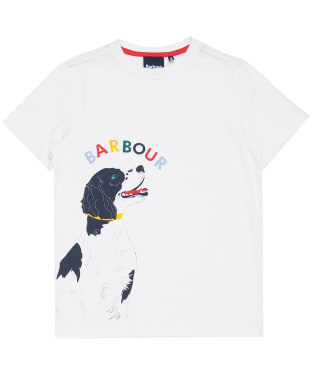 Boy's Barbour Nigel T-Shirt, 6-9yrs - White