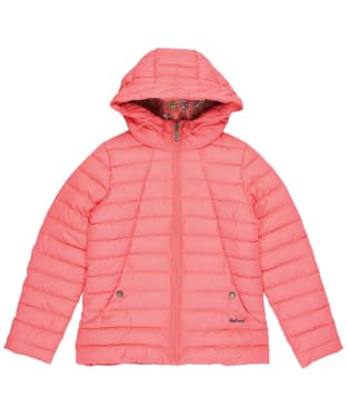 Girl's Barbour Coraline Quilt, 6-9yrs - Pink Punch / Retro