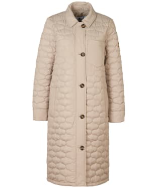 Barbour grand belted quilted mid length coat store