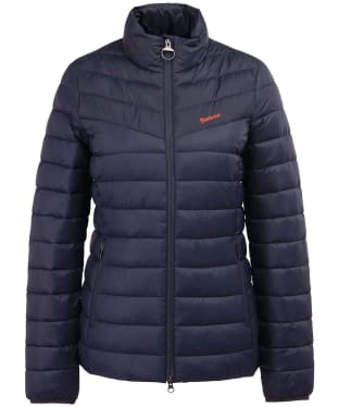 Women's Barbour Blencarn Quilted Jacket - Dark Navy / Dress Tartan
