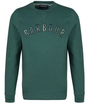 Men's Barbour Debson Crew Sweatshirt - Green Gables