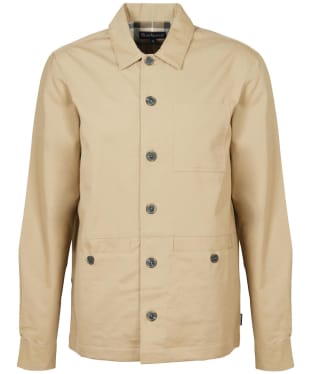 Men's Barbour Newport Overshirt - Washed Stone