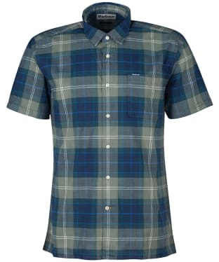 Men's Barbour Gordon Summerfit Shirt - Kielder Blue Tartan