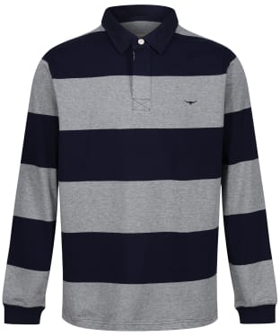Men’s R.M. Williams Tweedale Rugby Shirt - Navy / Grey