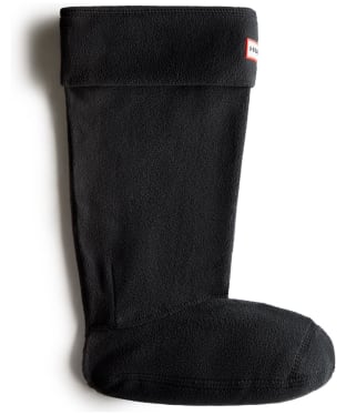 Hunter Original Fleece Short Boot Socks - Black