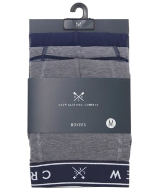 Men's Crew Clothing Jersey Boxer 3-Pack - Grey Stripe
