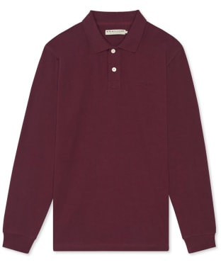 Men's R.M. Williams Kaniva Cotton Rugby Shirt - Maroon