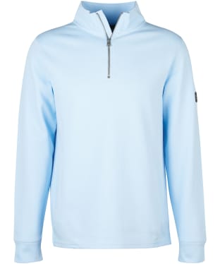 Men's Barbour International Sprint Half Zip Sweatshirt - Chambray Blue