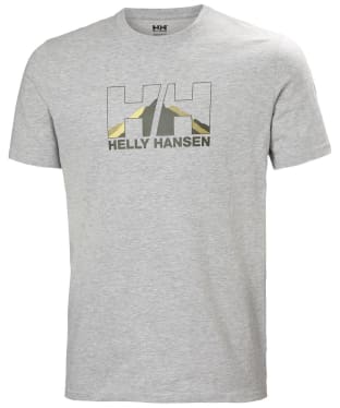 Men’s Helly Hansen Nord Graphic Short Sleeved T-Shirt - Grey Melange