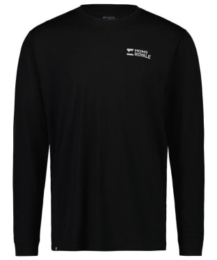 Men's Mons Royale Icon Merino Wool Blend Long Sleeve Shirt - Black