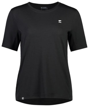 Women's Mons Royale Tarn Breathable Merino Shift T-Shirt - Black