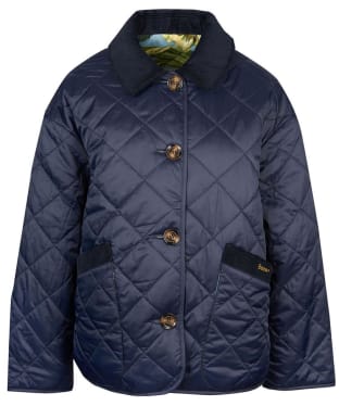 Barbour tailored jacket kids purple discount