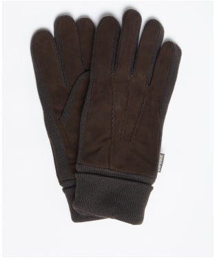 Men's Barbour Magnus Gloves - Brown / Olive